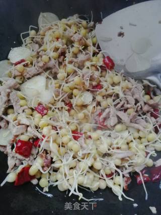 豌豆芽炒肉丝的做法步骤：6