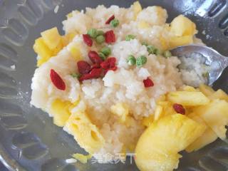 菠萝糯米饭的做法步骤：8