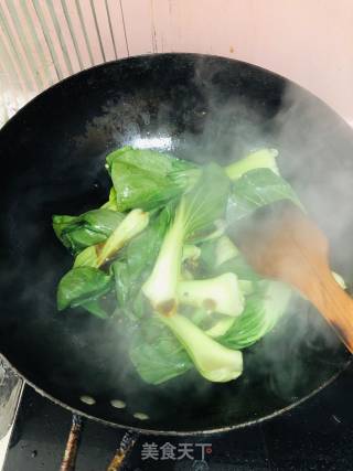 蚝油小青菜的做法步骤：4