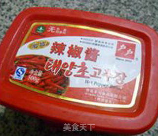 黄芽菜辣炒年糕的做法步骤：4