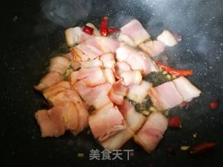 #团圆饭#培根炒花菜的做法步骤：7