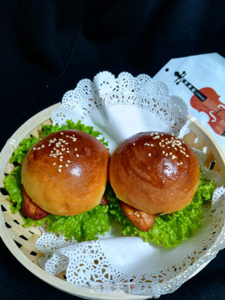 照烧鸡肉汉堡的做法步骤：15