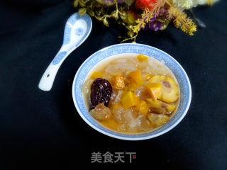 南瓜栗子银耳羹的做法步骤：12