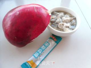 蛎蝗萝卜汤的做法步骤：1
