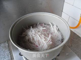 萝卜丝汆丸子的做法步骤：6