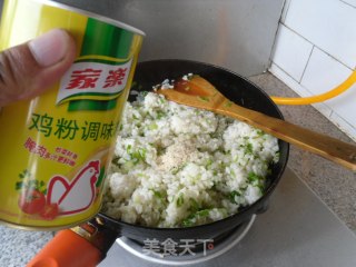 鸡粉炒饭的做法步骤：6