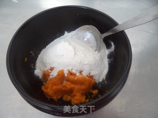 豆沙馅南瓜汤圆的做法步骤：5