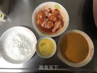 奥尔良炸小鸡腿的做法步骤：4