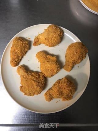 奥尔良炸小鸡腿的做法步骤：8