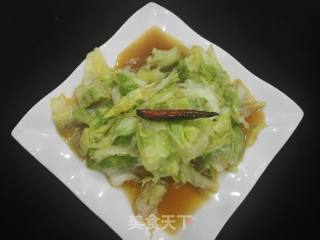 素炒圆白菜的做法步骤：9
