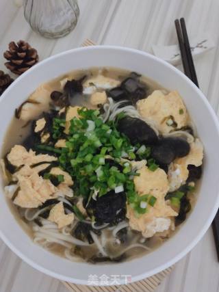 紫菜蛋汤面的做法步骤：10