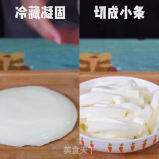脆皮炸鲜奶的做法步骤：3