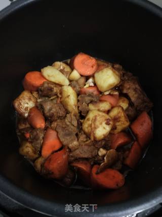 胡萝卜土豆烧牛腩的做法步骤：11
