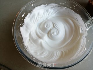 4寸可可戚风蛋糕的做法步骤：6