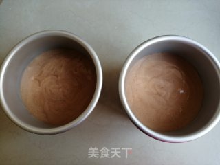 4寸可可戚风蛋糕的做法步骤：10