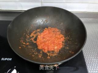 番茄浓汤面的做法步骤：6