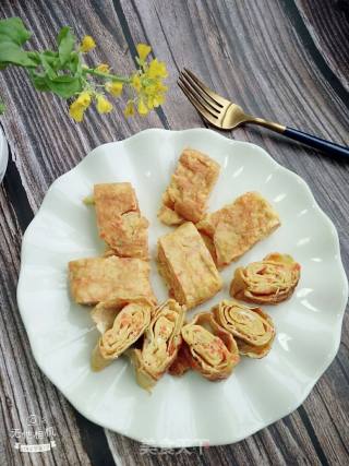 胡萝卜厚蛋烧的做法步骤：14