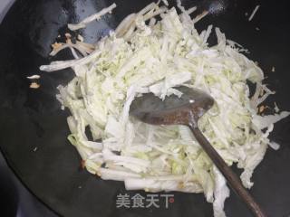 #快手素菜#蚝油白菜丝的做法步骤：6