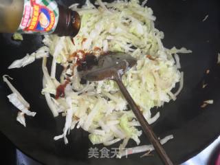 #快手素菜#蚝油白菜丝的做法步骤：7
