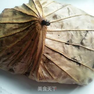 烤箱版的荷叶鸡的做法步骤：8