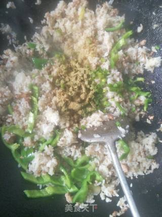 孜然牛肉炒饭的做法步骤：6