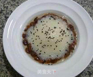 黑芝麻葡萄干糯米粿的做法步骤：9