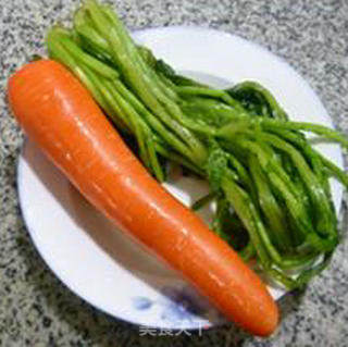 胡萝卜雪菜肉馅饺子的做法步骤：3