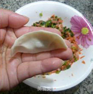 胡萝卜雪菜肉馅饺子的做法步骤：9