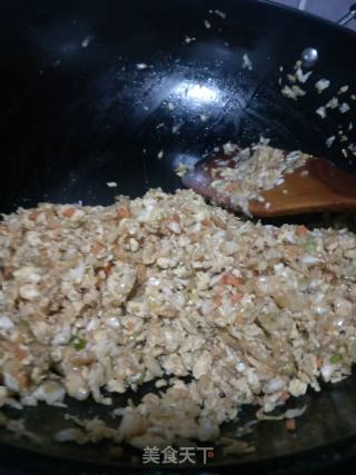 小可爱白菜鸡蛋素水饺的做法步骤：7