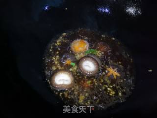#快手素菜#香菇油菜的做法步骤：13