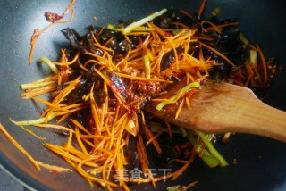 鱼香杏鲍菇的做法步骤：6