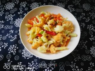 #团圆饭#茄汁花菜的做法步骤：8