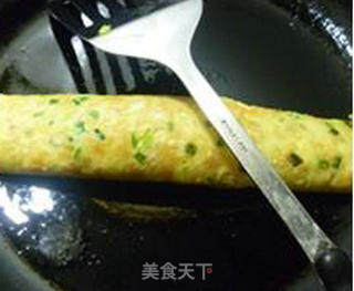 香葱鸡蛋燕麦卷的做法步骤：8