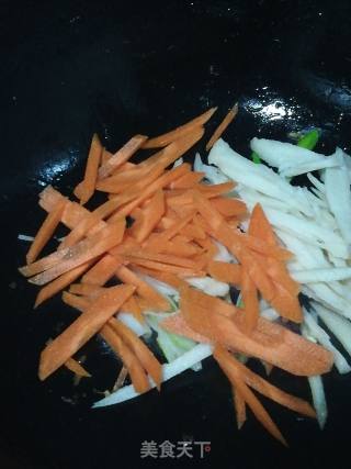 莲藕胡萝卜的做法步骤：4