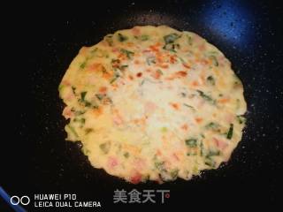 #团圆饭#菠菜培根鸡蛋煎饼的做法步骤：10