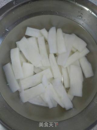 山药木耳炒甜豆的做法步骤：8