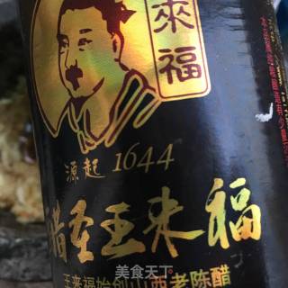 “快手素菜”花生拌苦菊的做法步骤：7