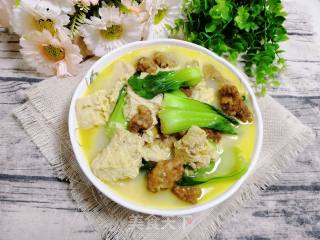 小酥肉烩冻豆腐的做法步骤：12