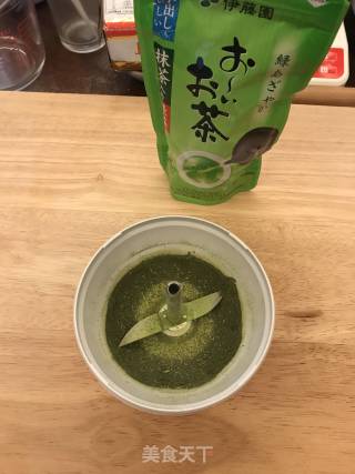 日式抹茶绿茶吐司的做法步骤：2