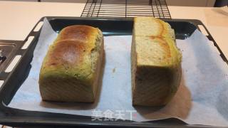 日式抹茶绿茶吐司的做法步骤：17