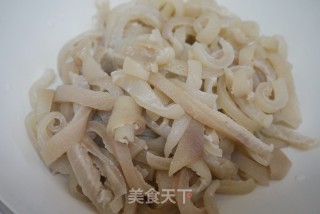 辣炒肉皮的做法步骤：2