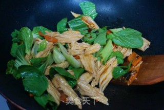 蚝油腐竹的做法步骤：7