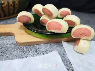 双色红曲小馒头的做法步骤：9