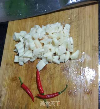 酸辣藕丁的做法步骤：2