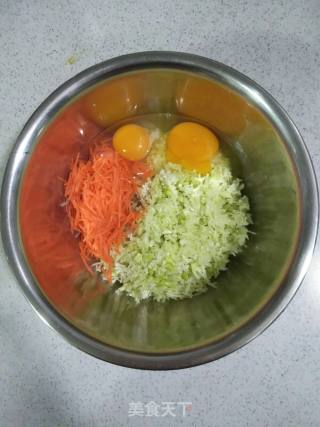 早餐饼一有机菜花饼的做法步骤：5