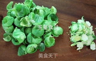 香煎孢子甘蓝的做法步骤：3