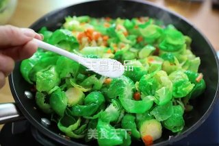 香煎孢子甘蓝的做法步骤：6
