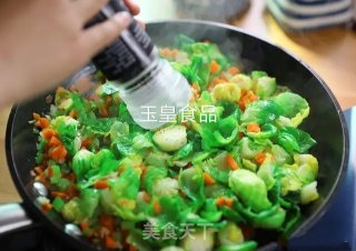 香煎孢子甘蓝的做法步骤：7