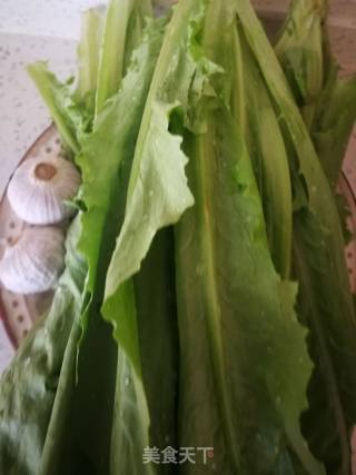 扒油麦菜～〈快手又好做的素菜〉的做法步骤：1