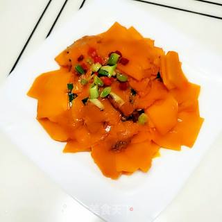 清炒南瓜片的做法步骤：7